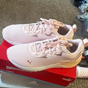 Puma Light Pink Soft Foam Sneakers